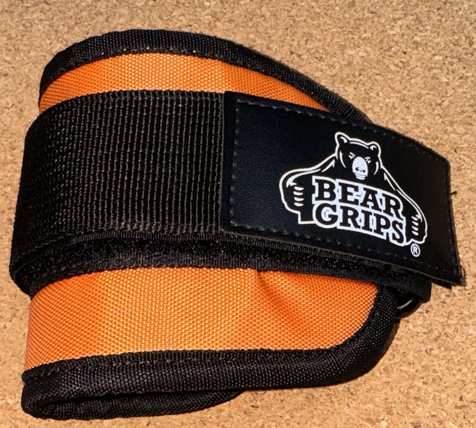 Bear Grips Adjustable Wrist Wrap Orange & Black Strap NWOT