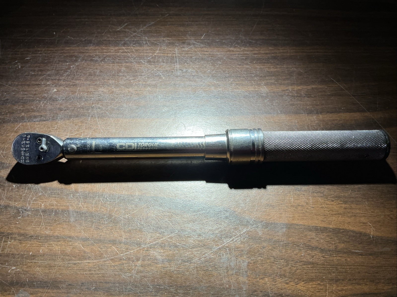 Consolidated Device Micrometer Torque Wrench 2001MRMH 5120-01-374-1928 1/4 Drive