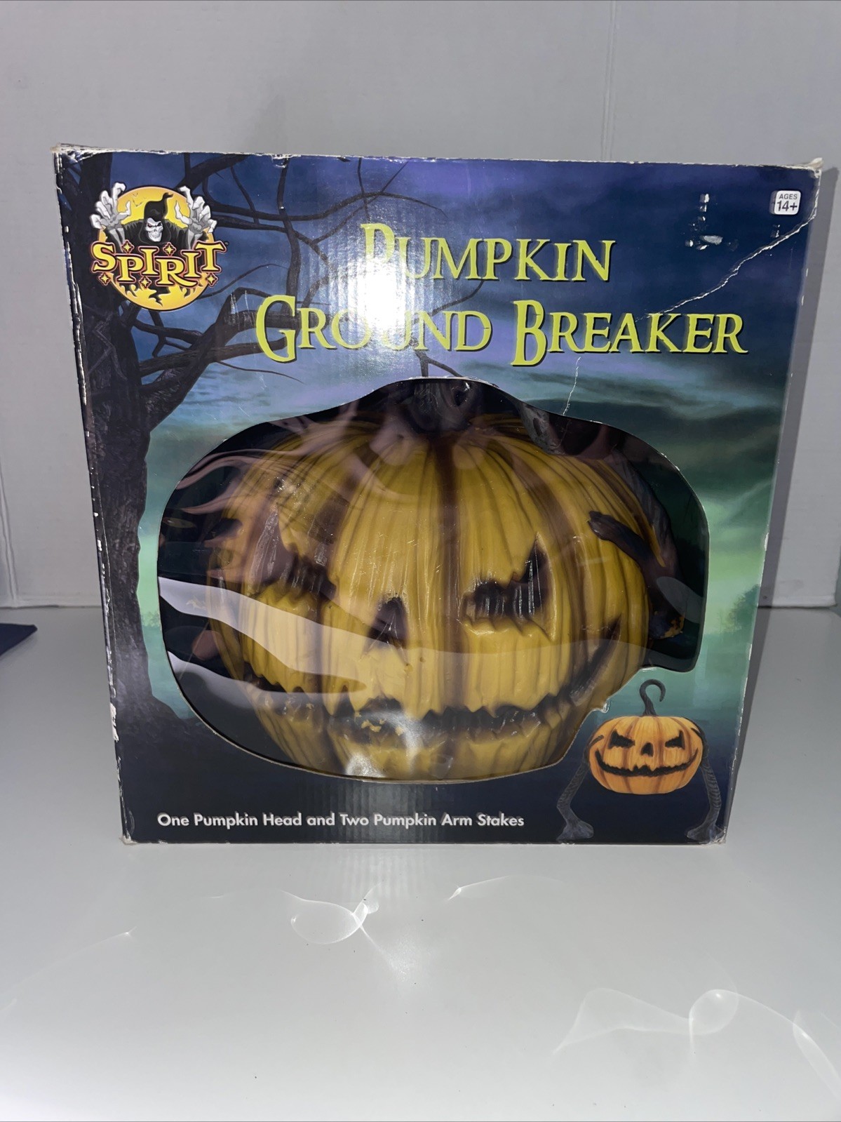 Spirit Halloween Pumpkin Ground Braker 22 In 2015 In Original Box !!
