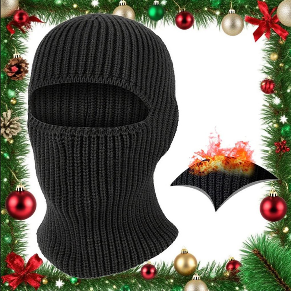 Balaclava Ski Mask Windproof Winter Knit Fleece Neck Face Warmer for Men&Women