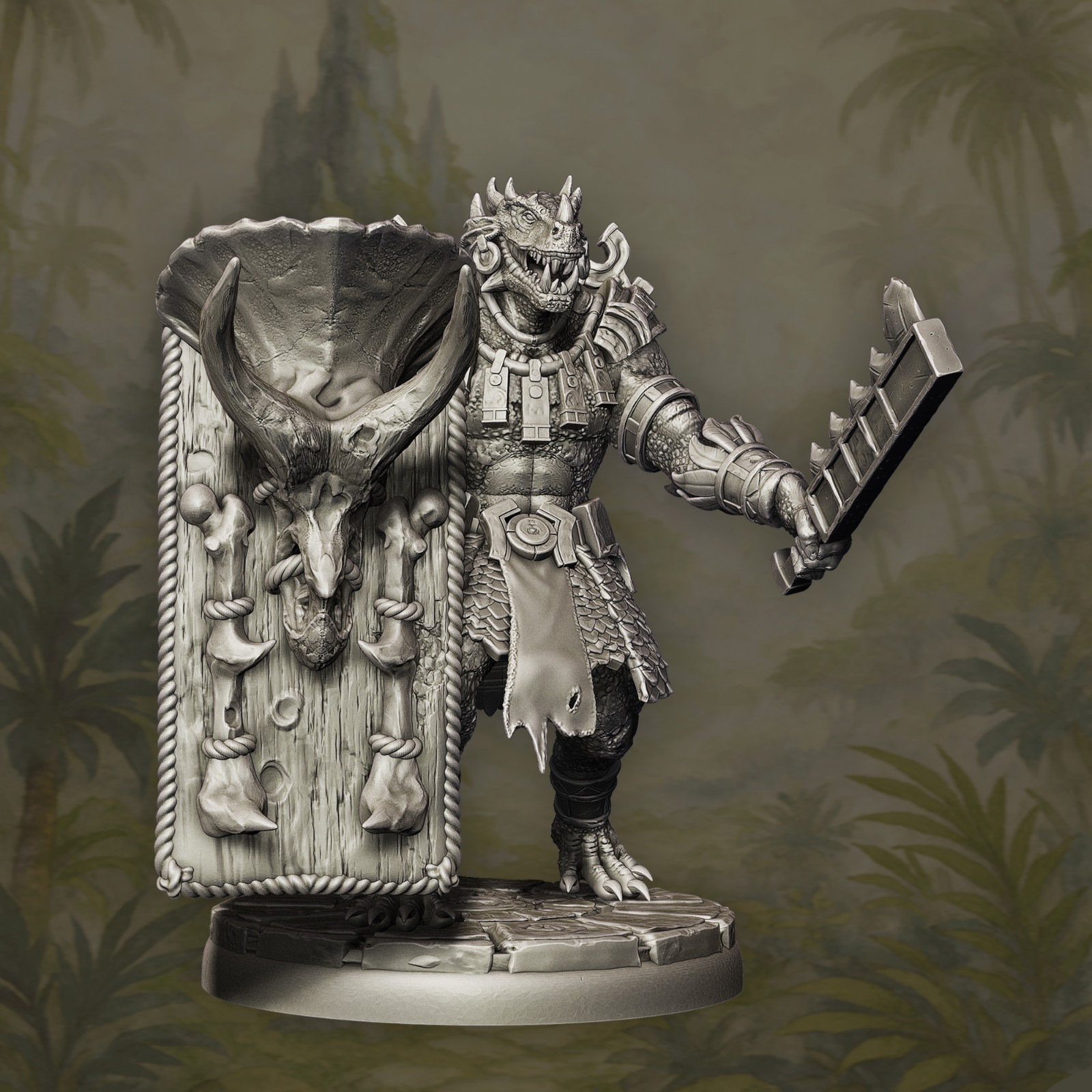 Lizardman Saurian Guardians 28mm fantasy