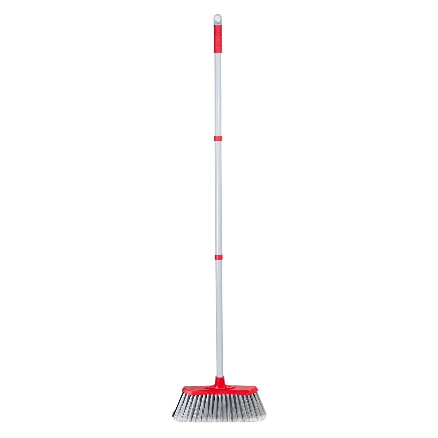 SDSM Indoor Outdoor Broom, Unique Double-Sided Bristles Long Handle Heavy Dut...