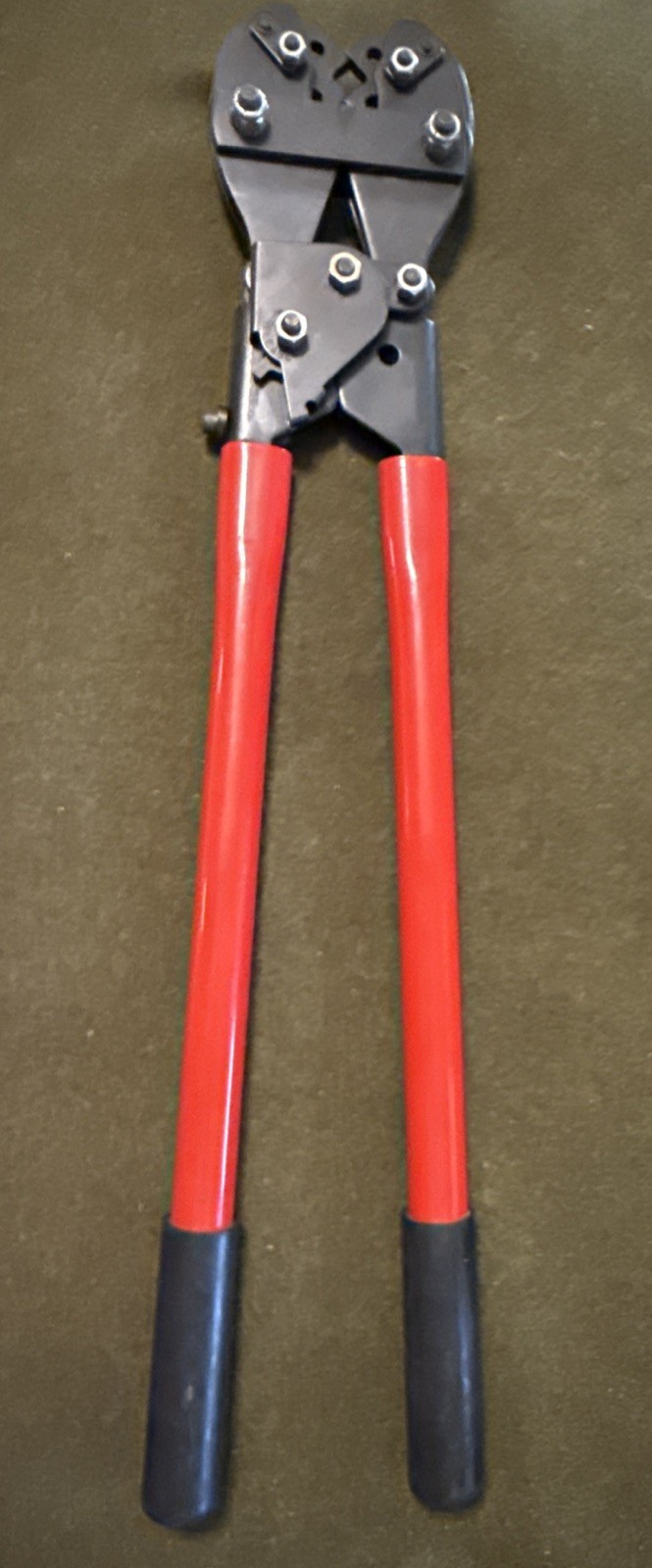 Ratcheting Universal Crimp Tooling Handle 6 Ga. - 4/0 AWG Excellent!