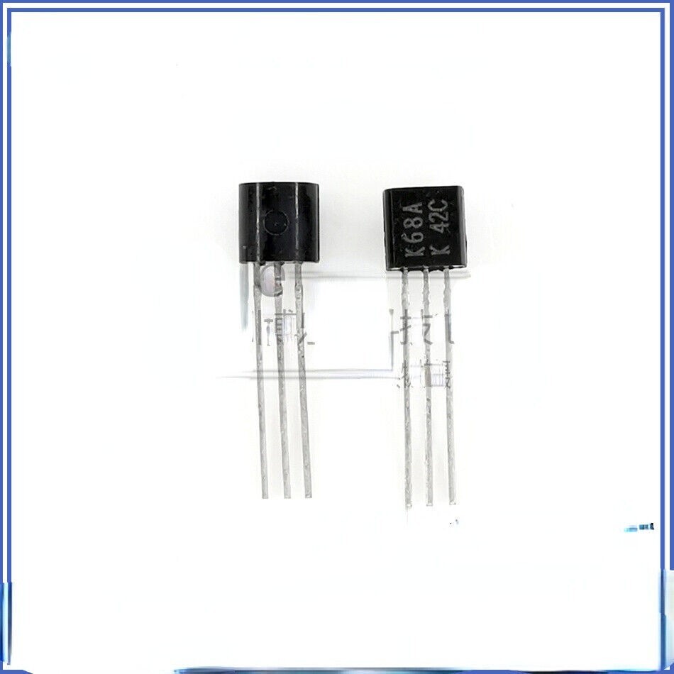 2Pcs New Original 2SK68A N grade low noise NEC J-FET matched Idss to 0.1mA