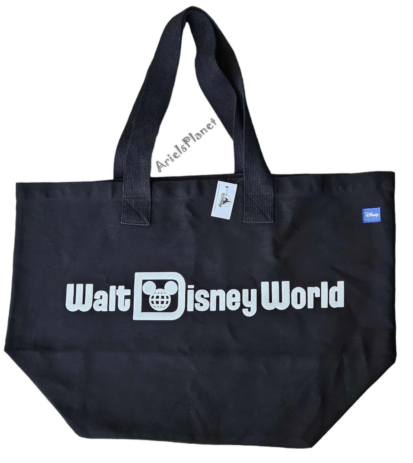 Walt Disney World Parks Mickey Mouse Ear Jersey Spirit Tote Bag - Black