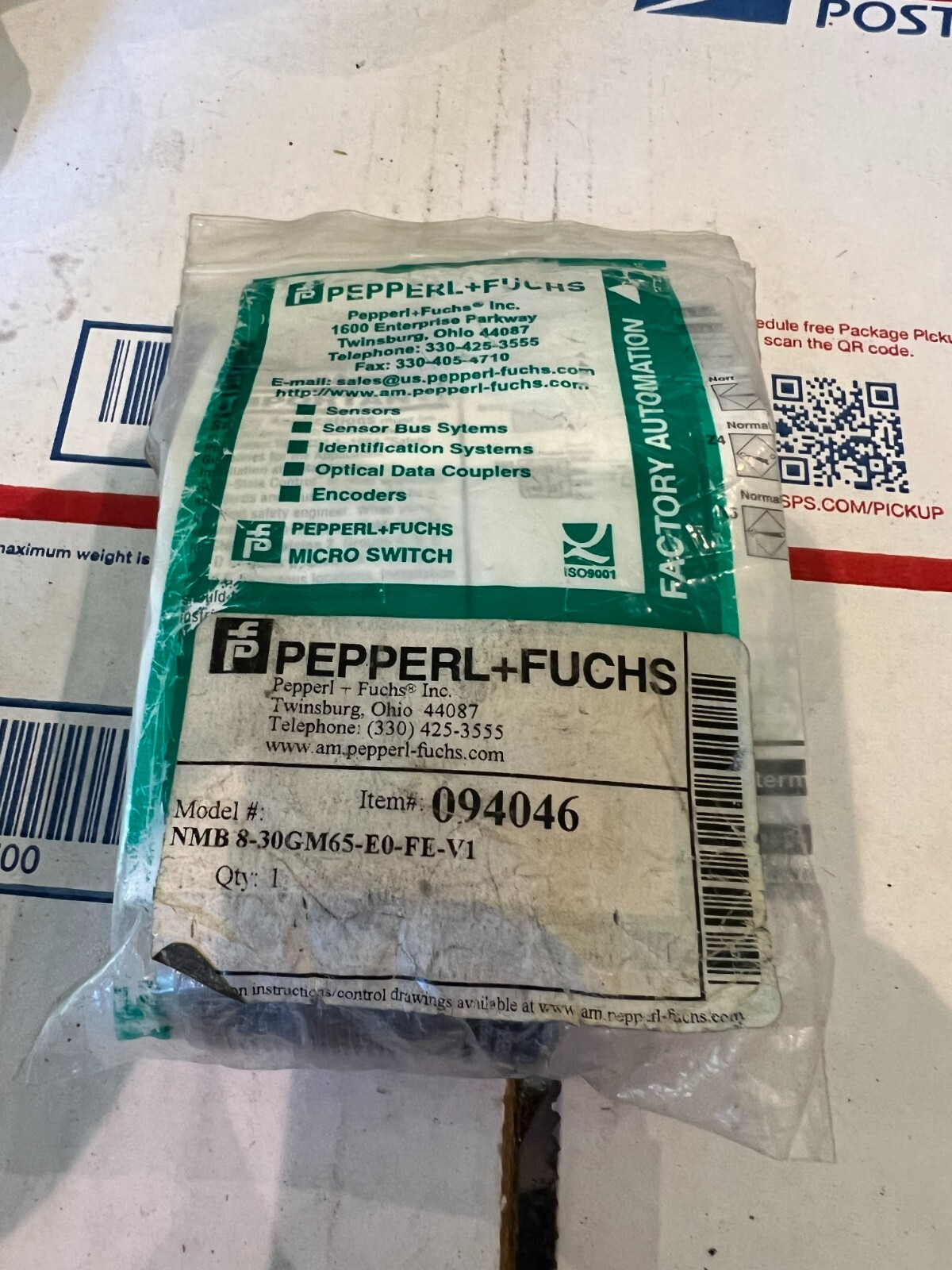 PEPPERL & FUCHS NMB8-30GM65-E0-FE-V1 / NMB830GM65E0FEV1 nos surplus