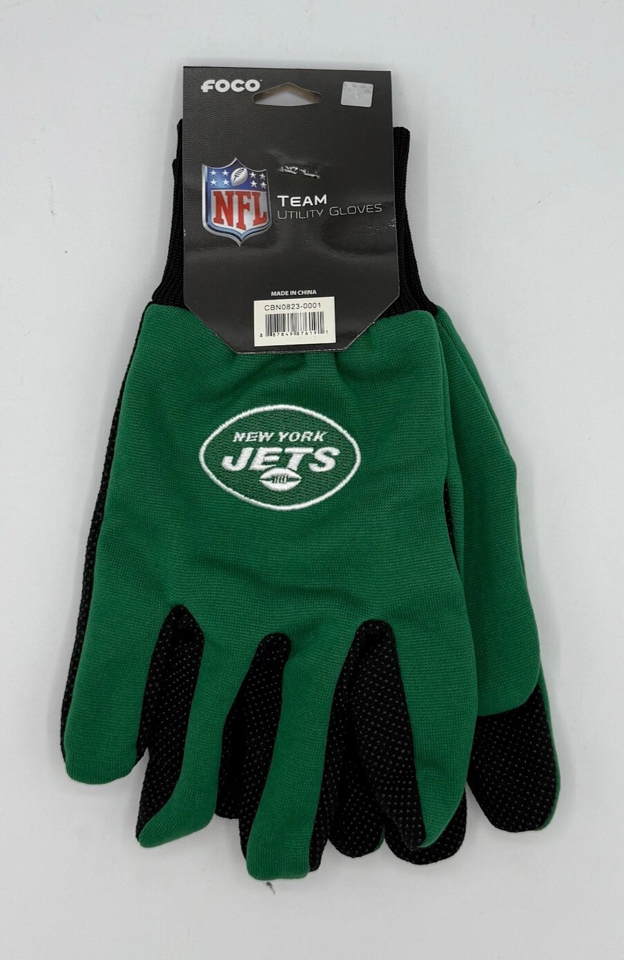 NEW YORK JETS NFL 2-TONE SPORT UTILITY JERSEY WORK GARDEN GLOVES FREE SHIP
