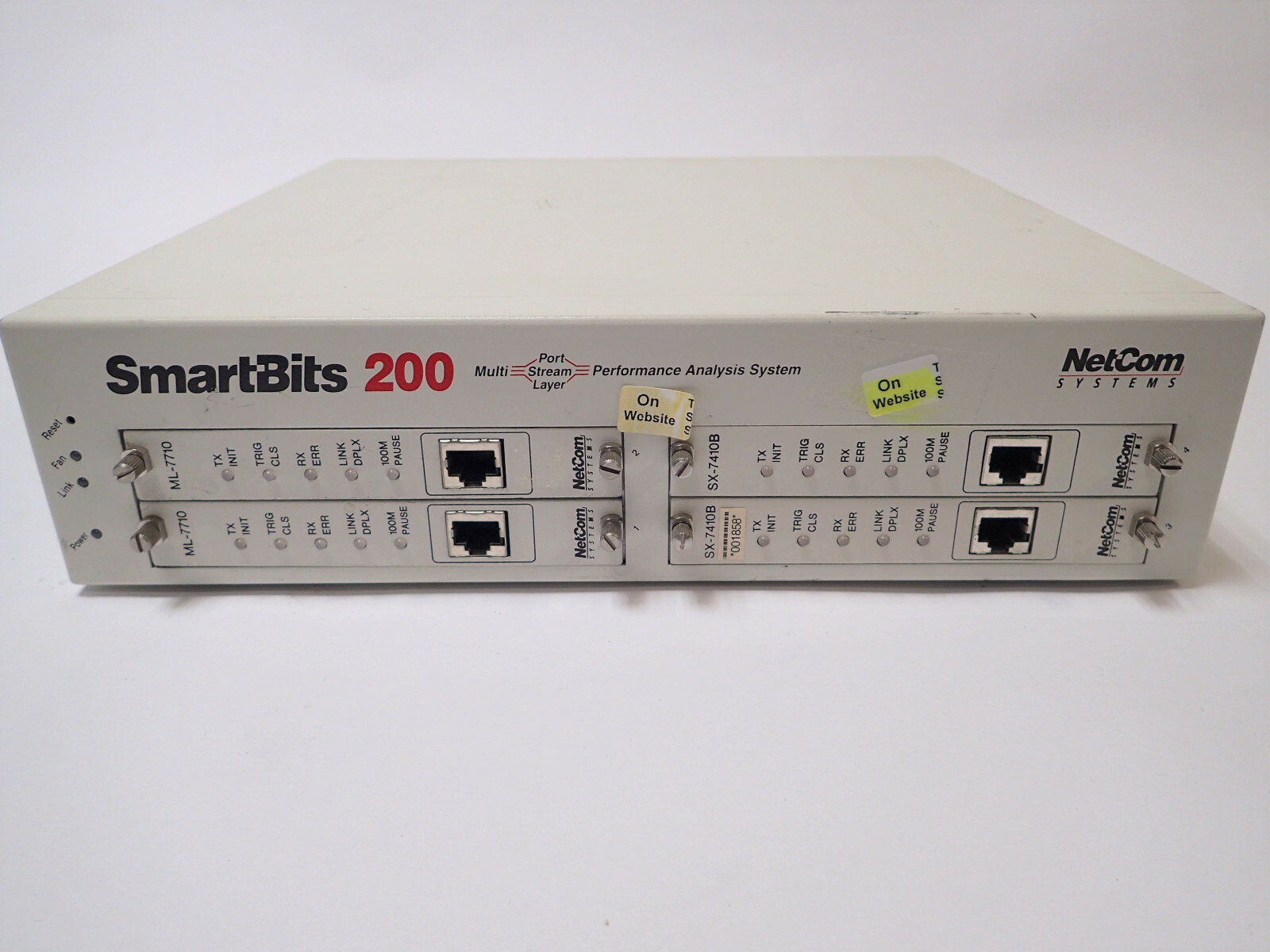 Netcom Systems SMB-0200 / Smartbits 200 WITH 2x ML-7710, 2x SX-7410B