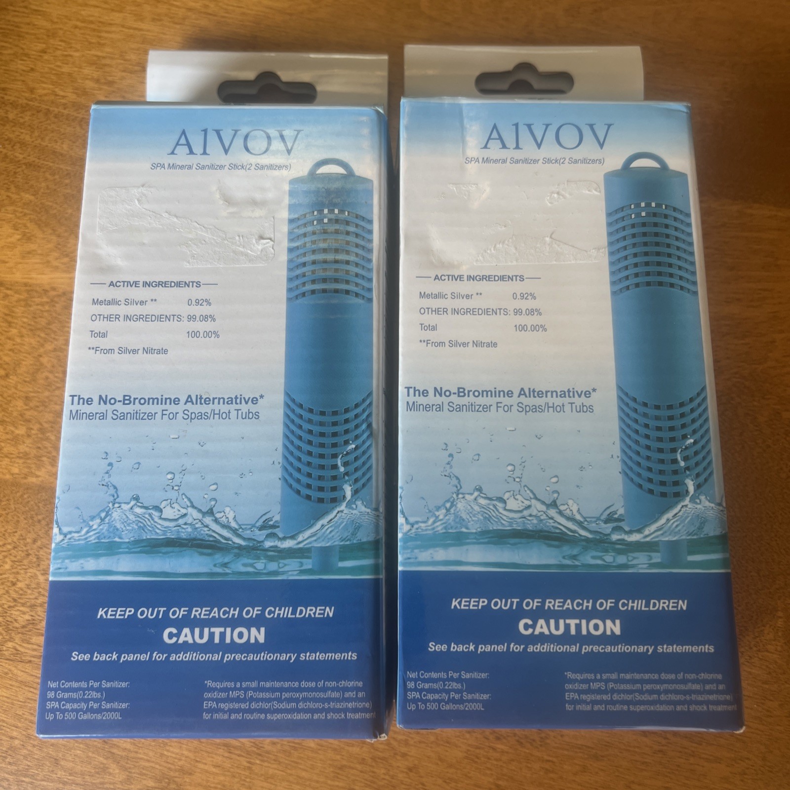 2 A1VOV Spa Filter Mineral Sanitizers For Hot Tubs and Spas (2Pack)