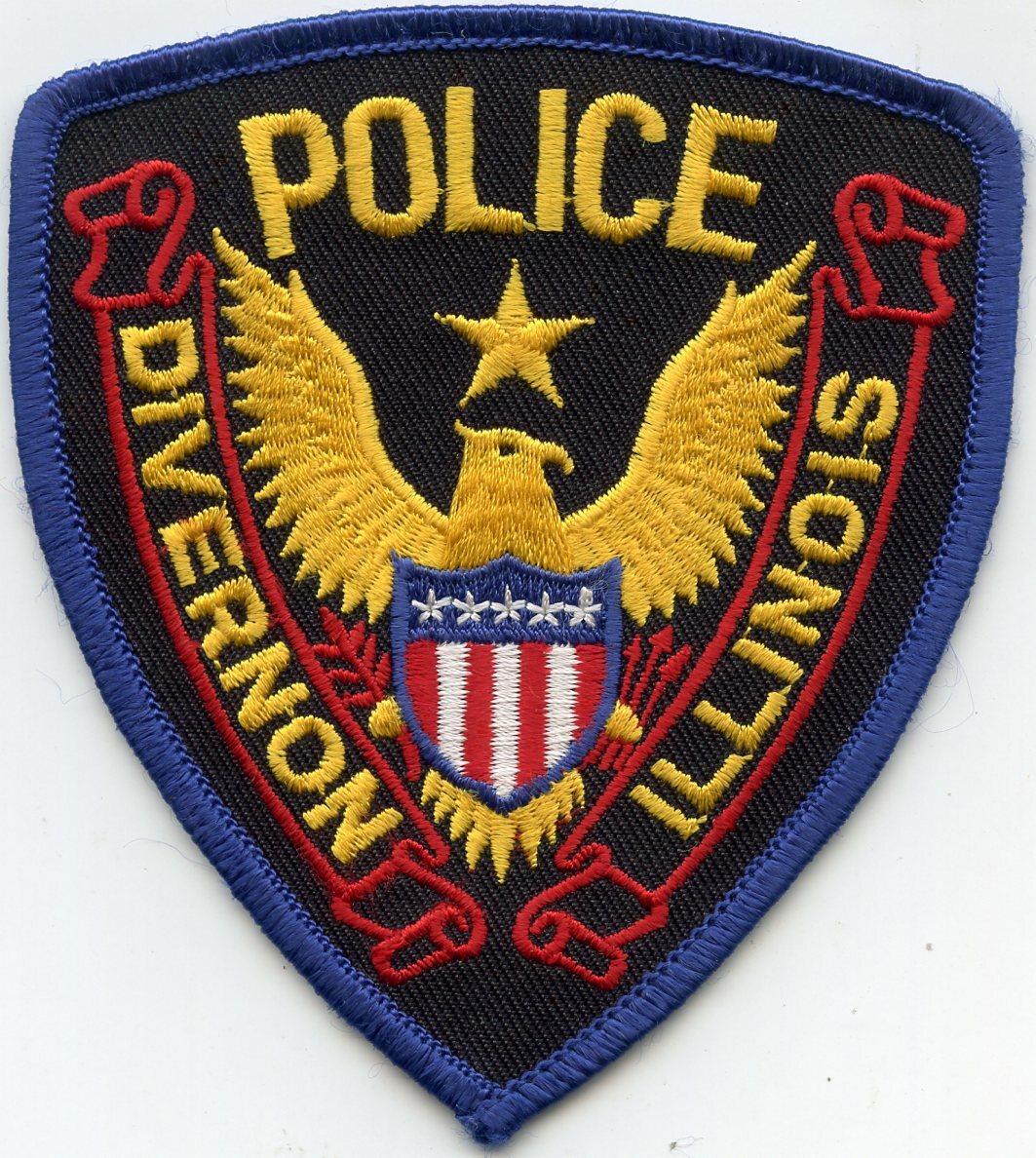 DIVERNON ILLINOIS IL POLICE PATCH