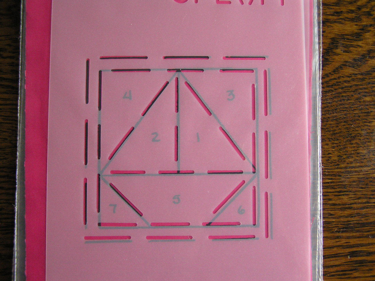 Foundation Impressions 3" SAILBOAT Stencil Miniature Quilt Block~~NIP!!