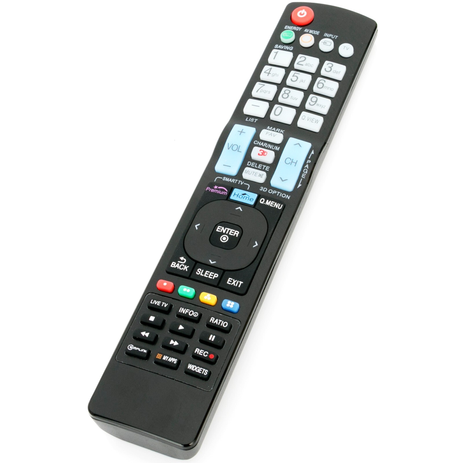 Replace Remote for LG TV 55LS4600UA 60PA550C 47LS4600UA 50PA4500UM 50PA5500UG