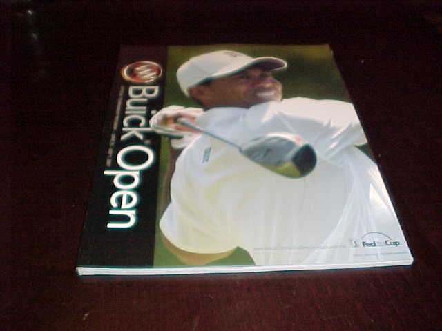 2007 Buick Open PGA Golf Tournament Program Tigers Woods Winner Cover