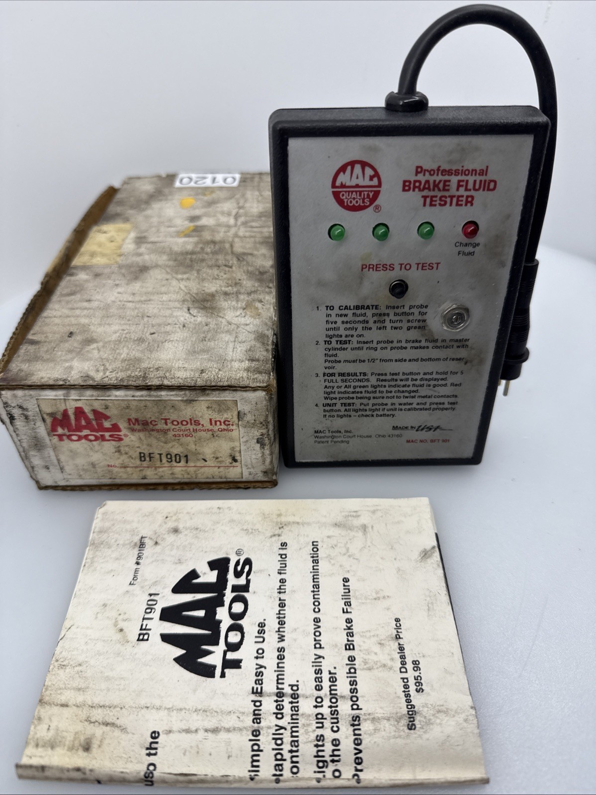 Mac Professional Brake Fluid Tester BFT-901 With  Original Box