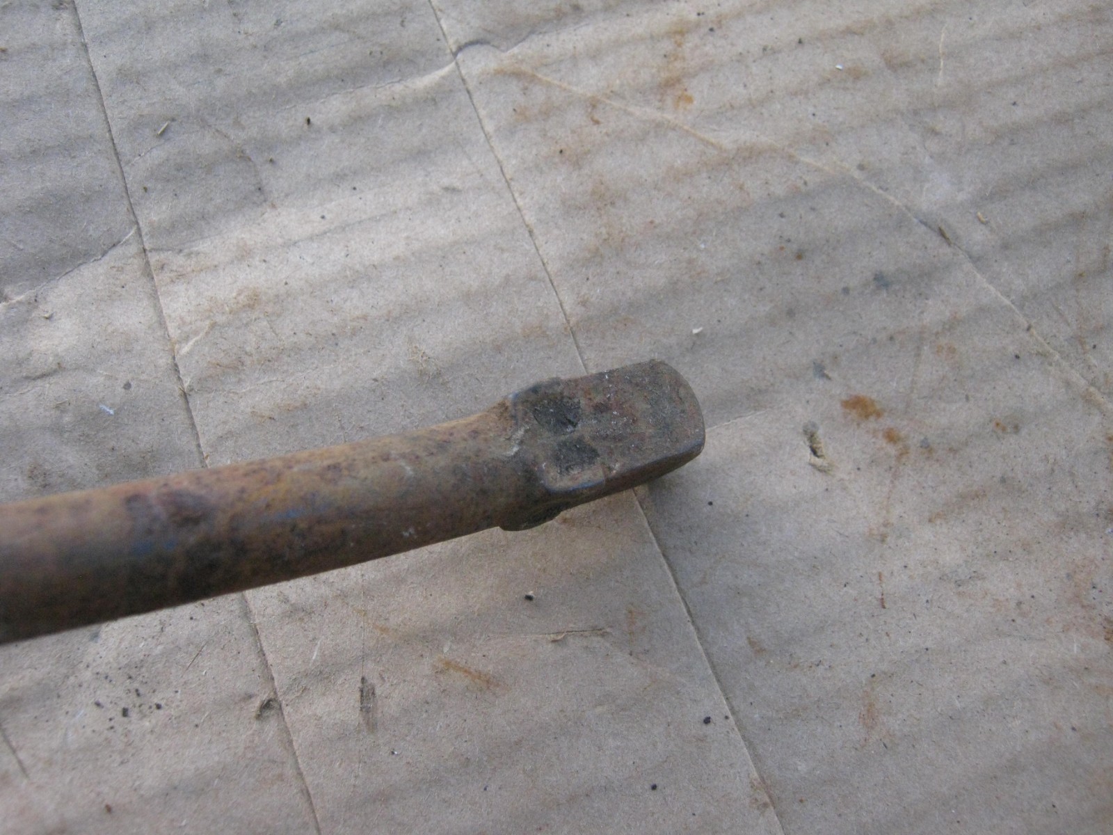 Original Antique Vintage Iron SNAP-ON Socket T-handle Spinner