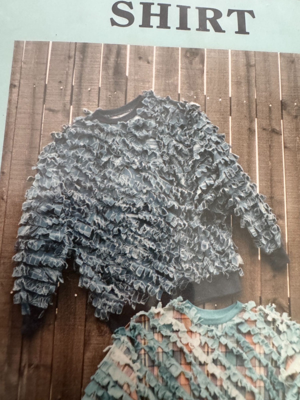A Quilters Wardrobe Sewing Pattern Quilted Shaggy Pullover Shirt Fall S-XL