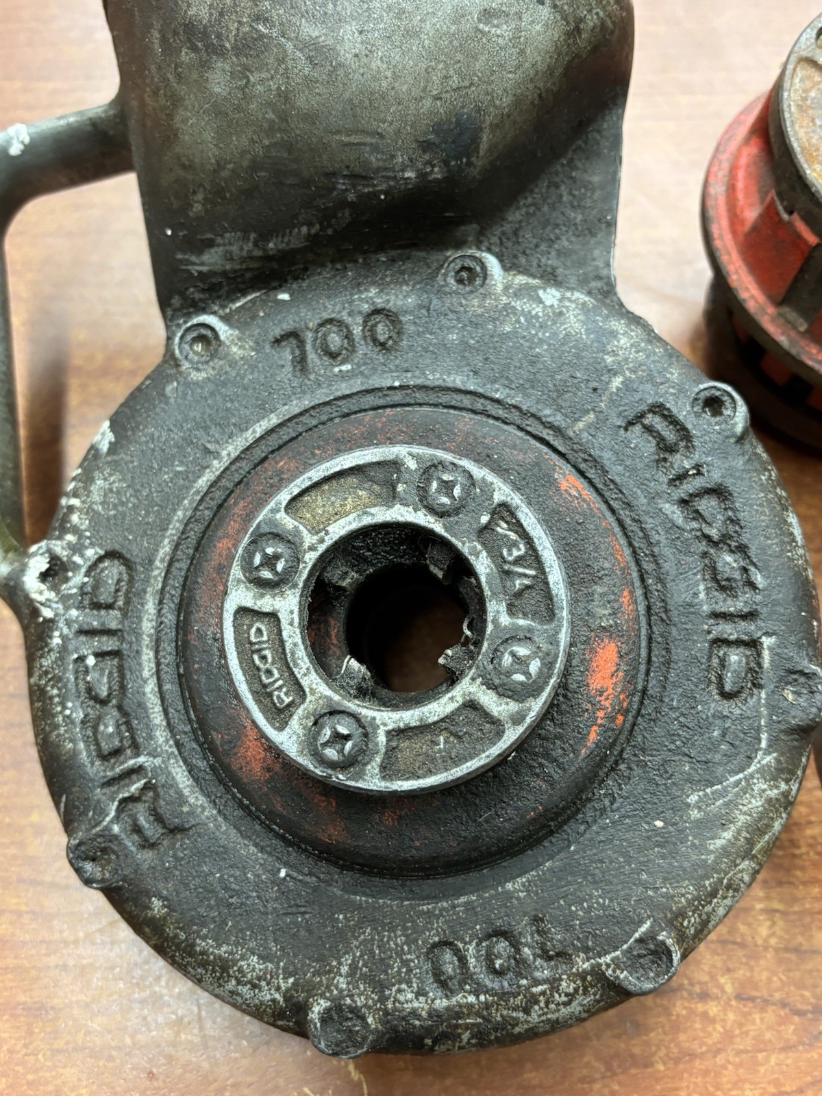 Ridgid 700 Pipe Threader Threading Machine + 3/4, 1/2, 1-1/2