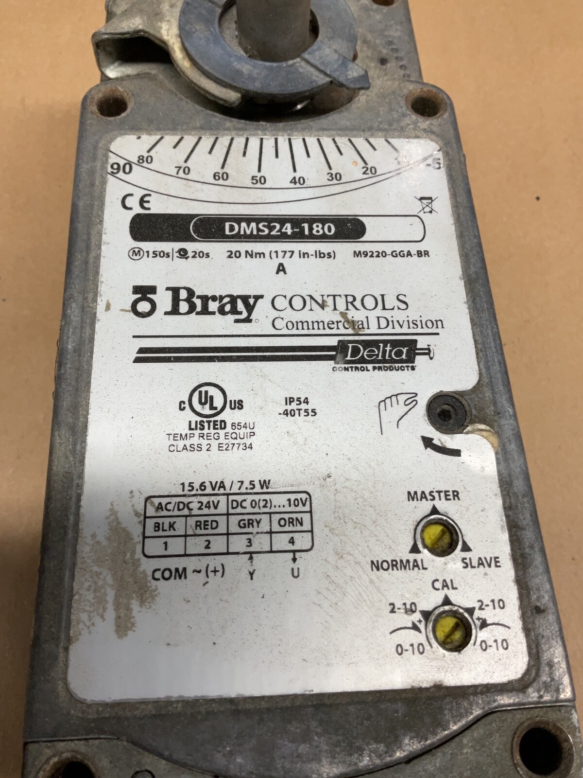 Bray Controls DMS24-180 Electric Actuator #4008E104PR6