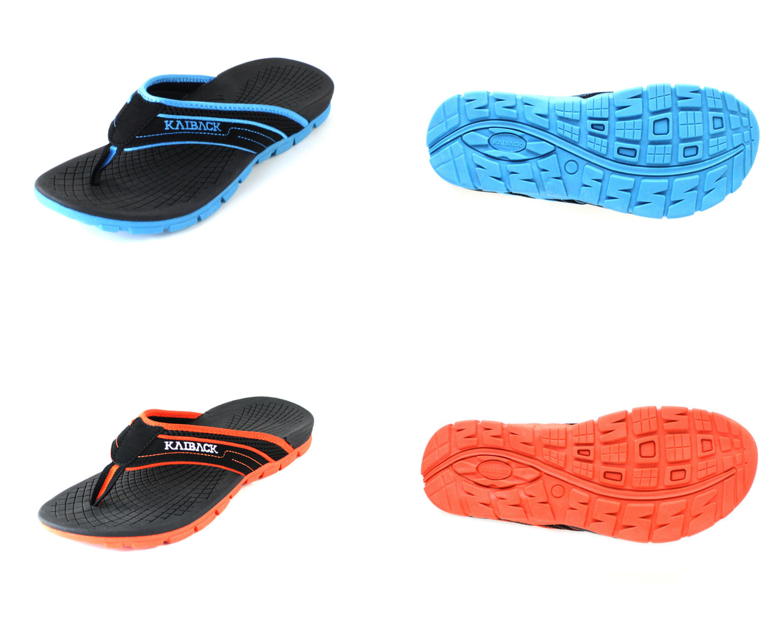 Men's Kaiback Fahrenheit Outdoor Sport Flip Flop Beach Sandal with Tough Tread