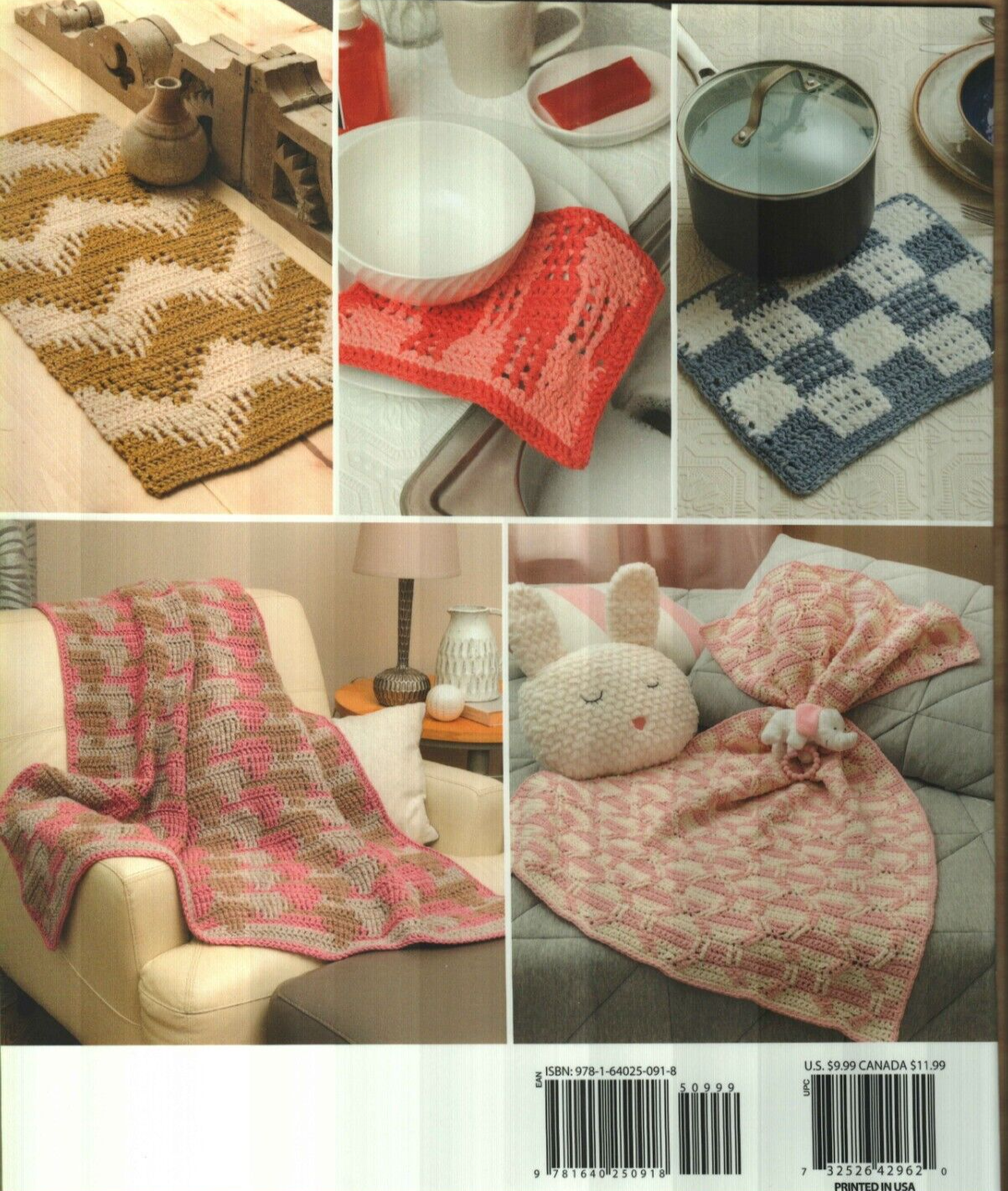 NEW LEARN TO WATERFALL CROCHET AFGHANS & MORE 6 PROJECTS CROCHET PATTERN BOOK