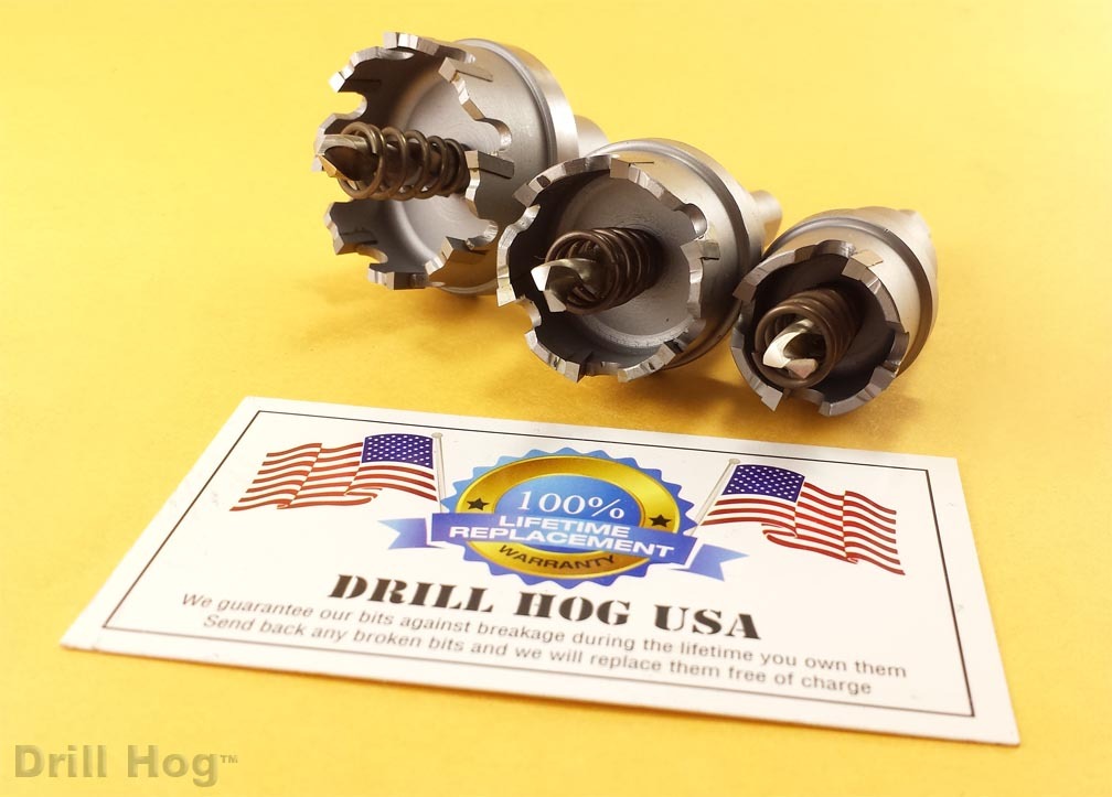 Carbide HoleSaw Cutter Hole Saw Tungsten Drill Bit TcT Metal Holesaw Drill Hog