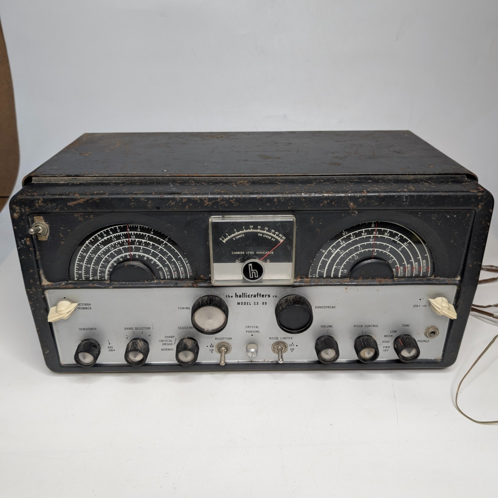 Vtg Hallicrafters SX-99 Shortwave Communication Receiver Ham Radio Tube AS-IS
