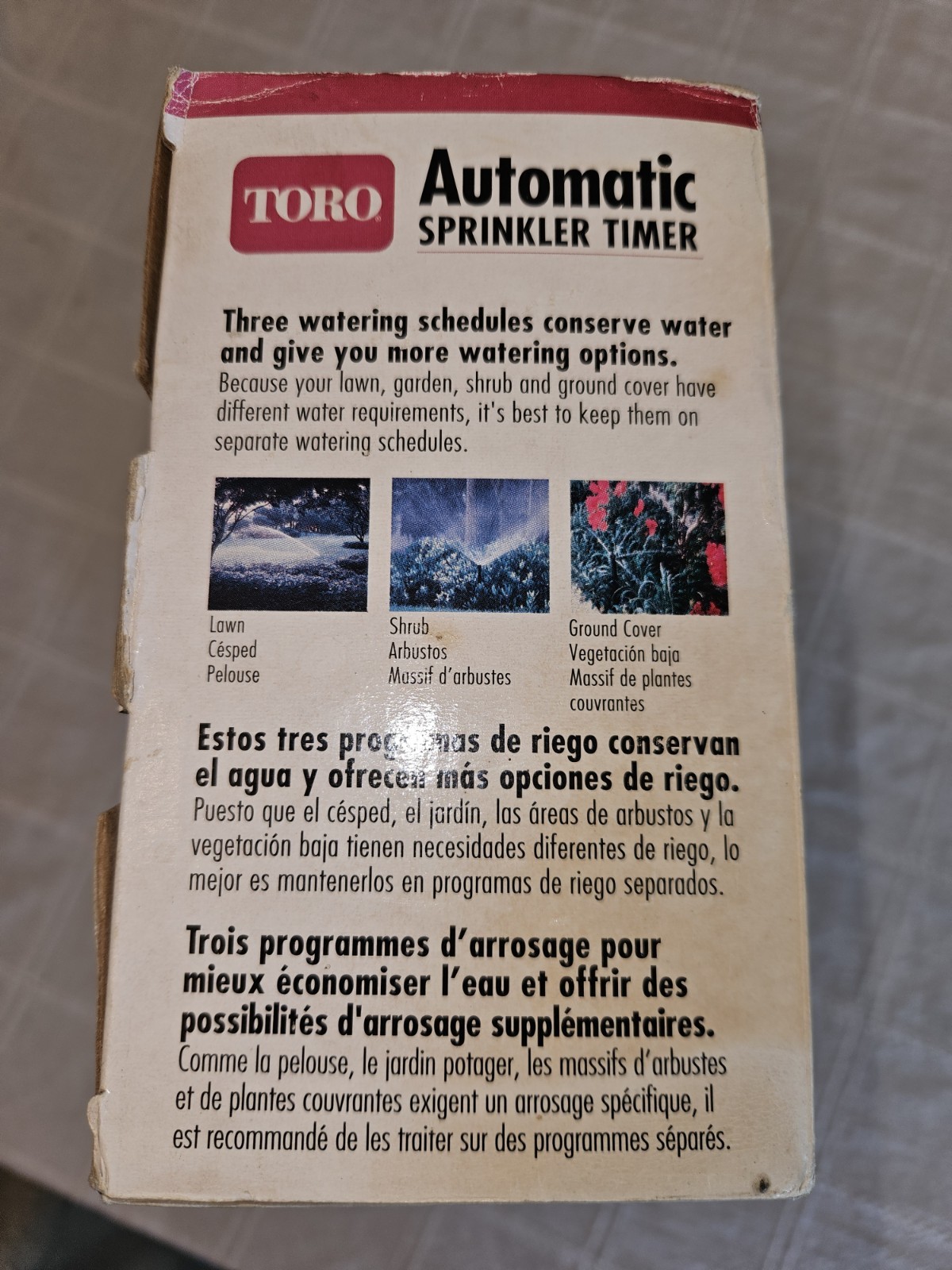 Toro ECx Sprinkler Controller Timer 4-Zone Expandable to 8 Digital LCD 53331