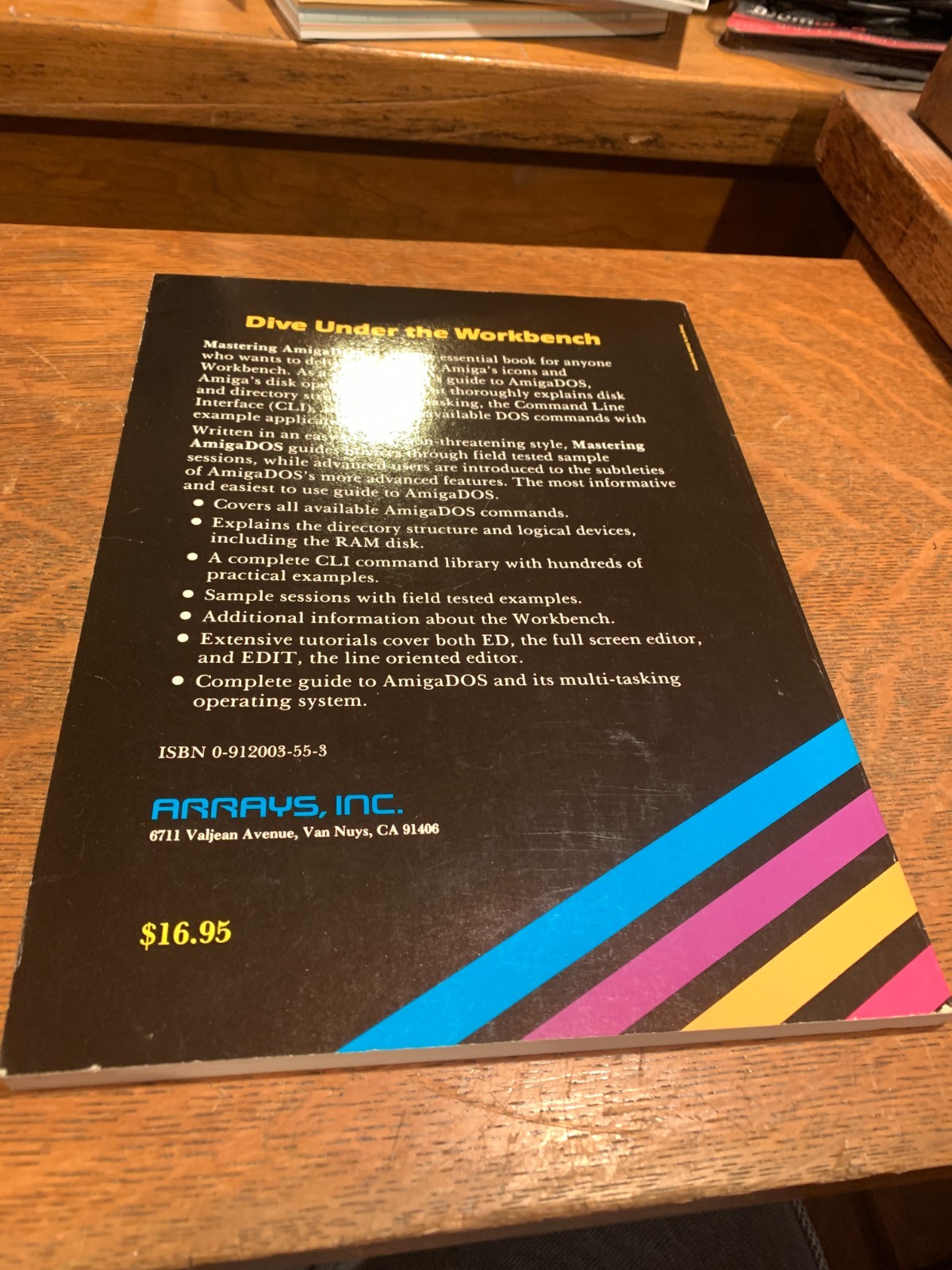 Mastering Amiga DOS Book 1986 Stanton Pinal Arrays Vintage Computer Programming
