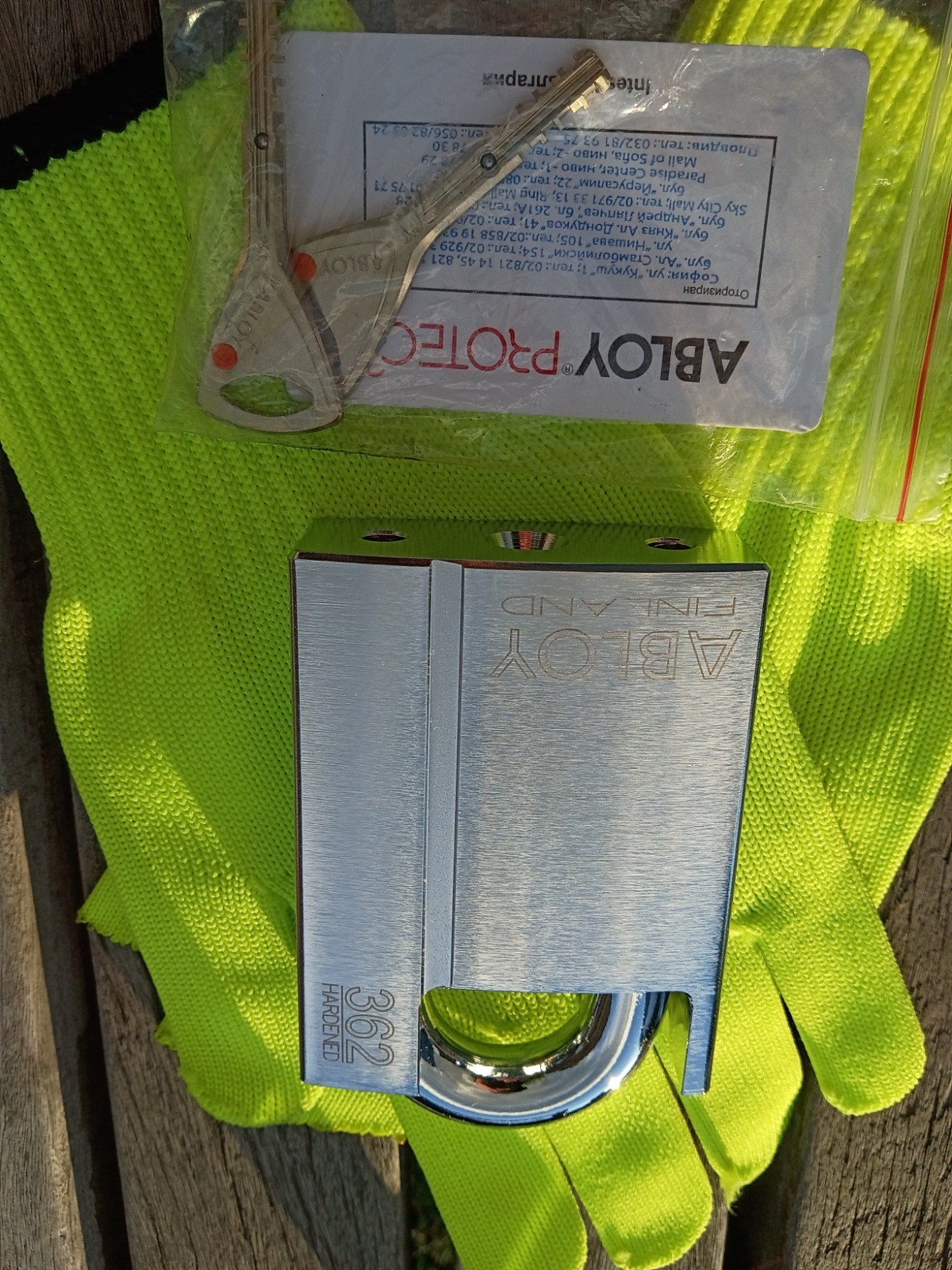 ABLOY 362 Hardened High Security Padlock, CEN Grade 6, 2 Keys