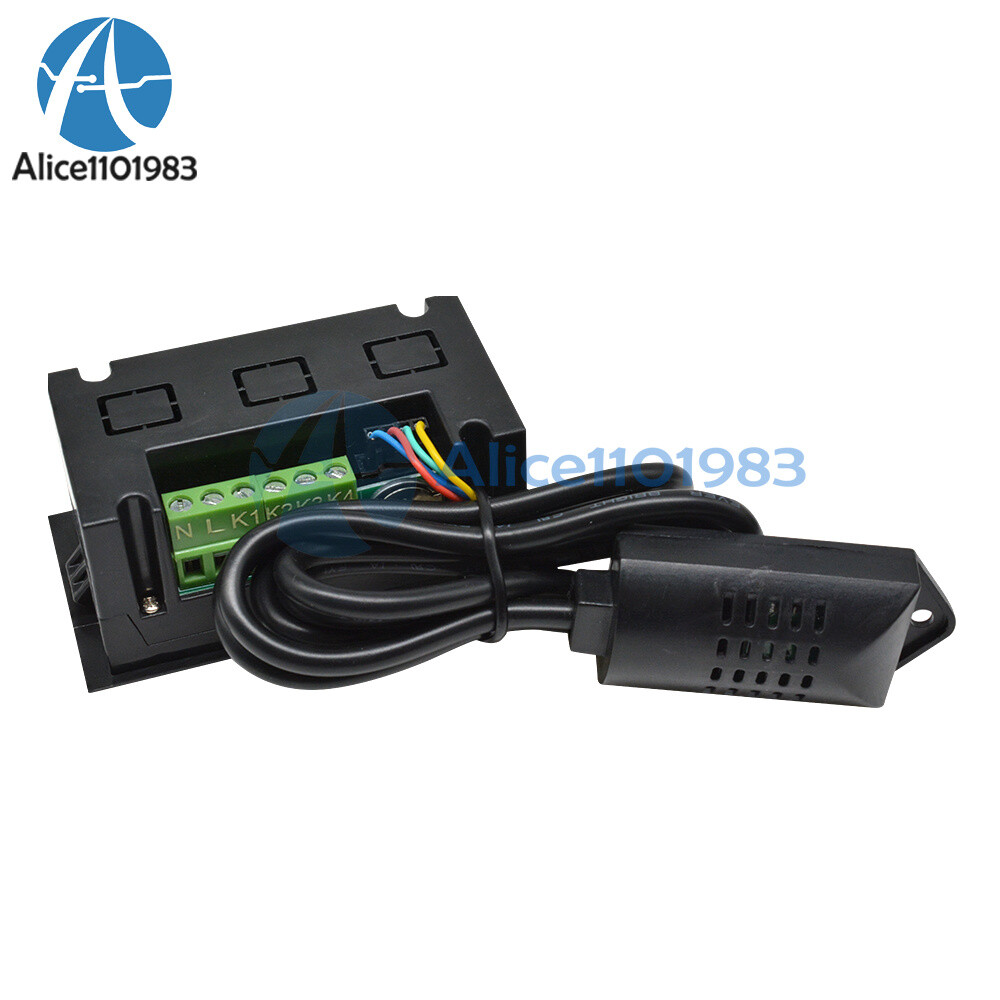 AC110V-220V Intelligent Digital LCD Temperature Humidity Controller SHT20 Sensor