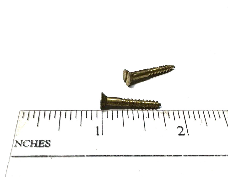 VINTAGE NEW OEM THOMPSON/CENTER HAWKEN/OTHERS SOLID BRASS 2 TRIGGER GUAD SCREWS