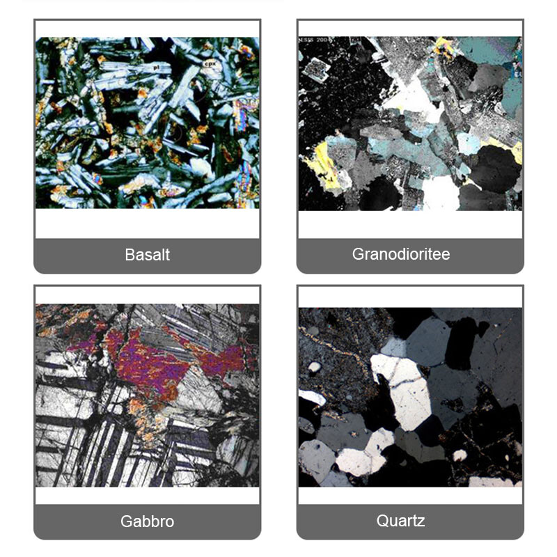 30um Geological Grinding Flakes Prepared Ore Rock Specimen Microscope Slides