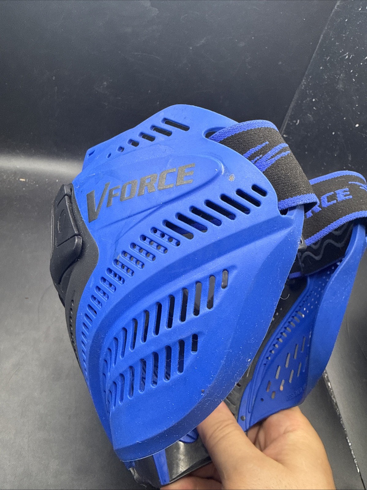 VForce Profiler Paintball Mask Black & Blue Used