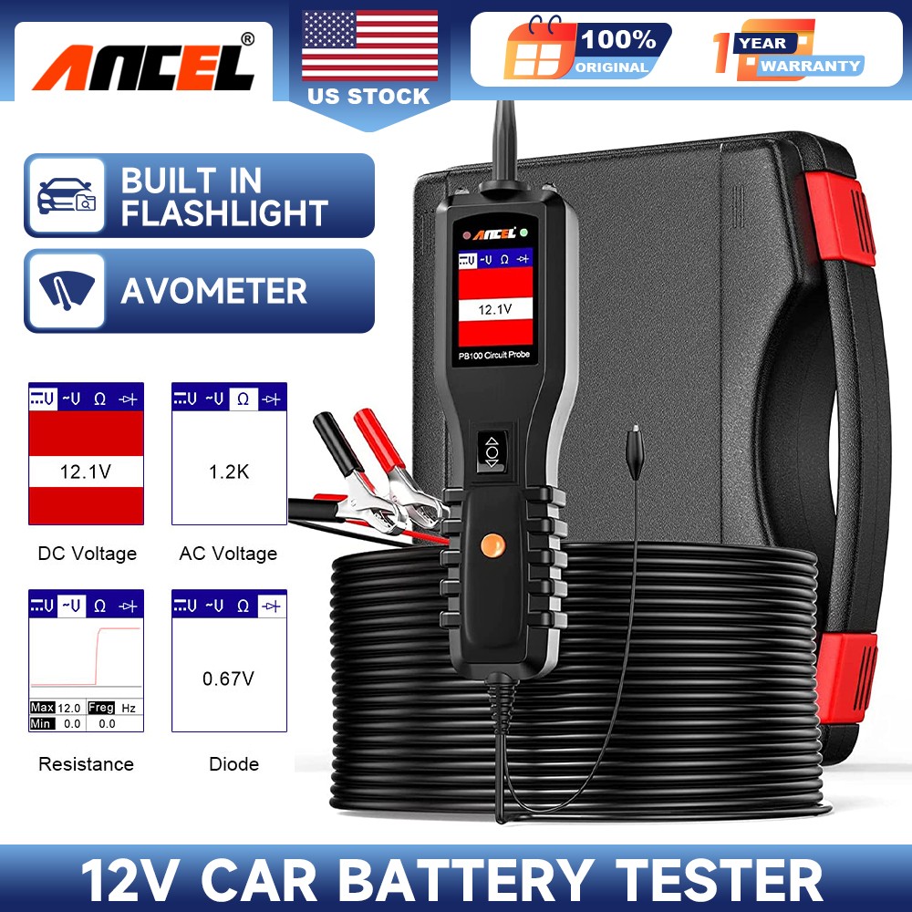 PB100 Car Truck Electrical Circuit Probe Tester Kit AVOmeter Diagnostic Tool