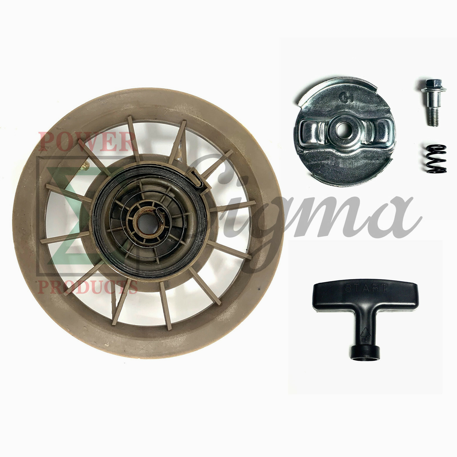 Recoil Starter Rebuild Kit For Kingcraft 1705 291CC 13HP 6000 6500Watt Generator
