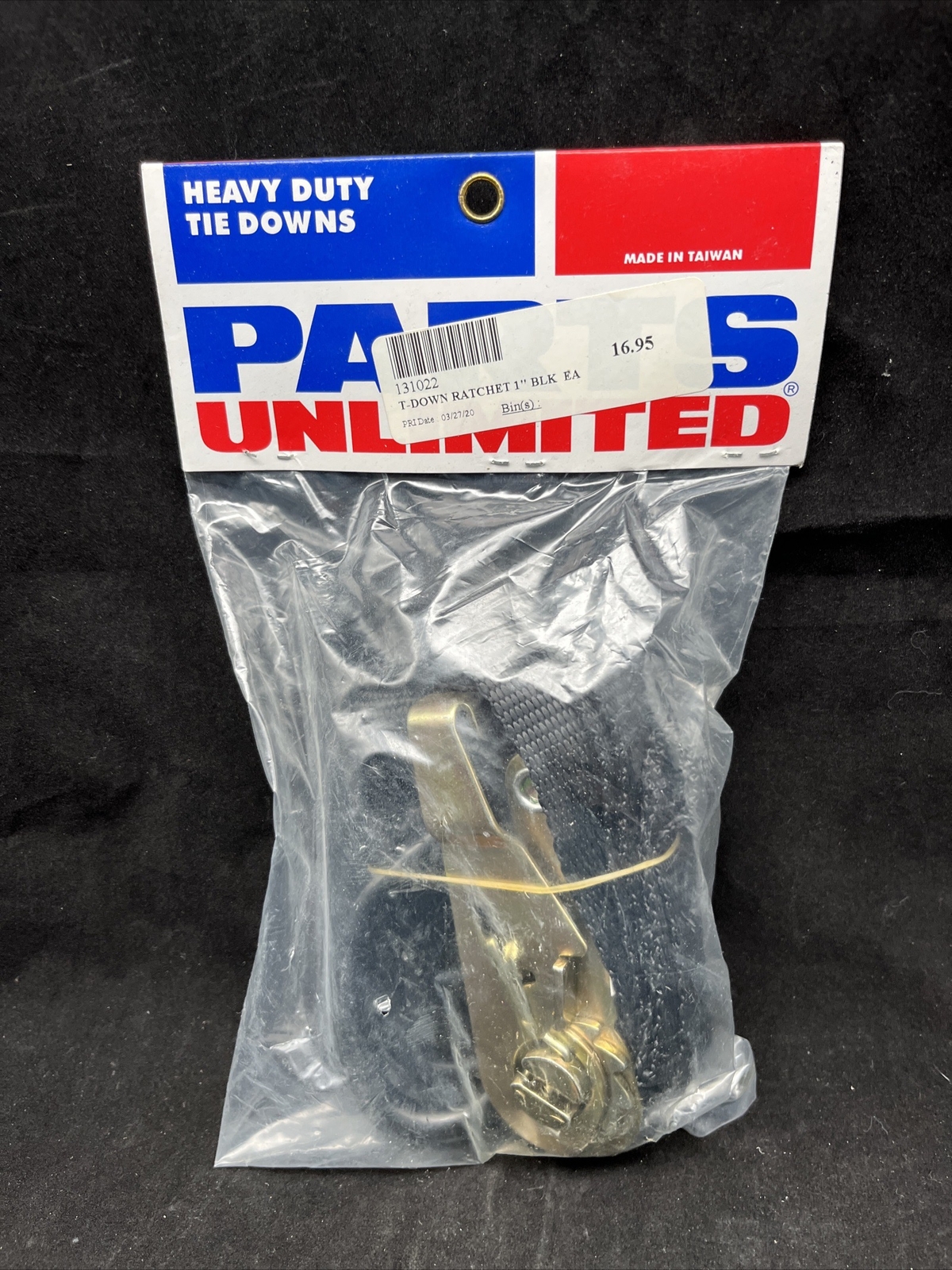 TA@8.87 PARTS UNLIMITED - 131022 - 1" Heavy-Duty Ratcheting Tie-Downs