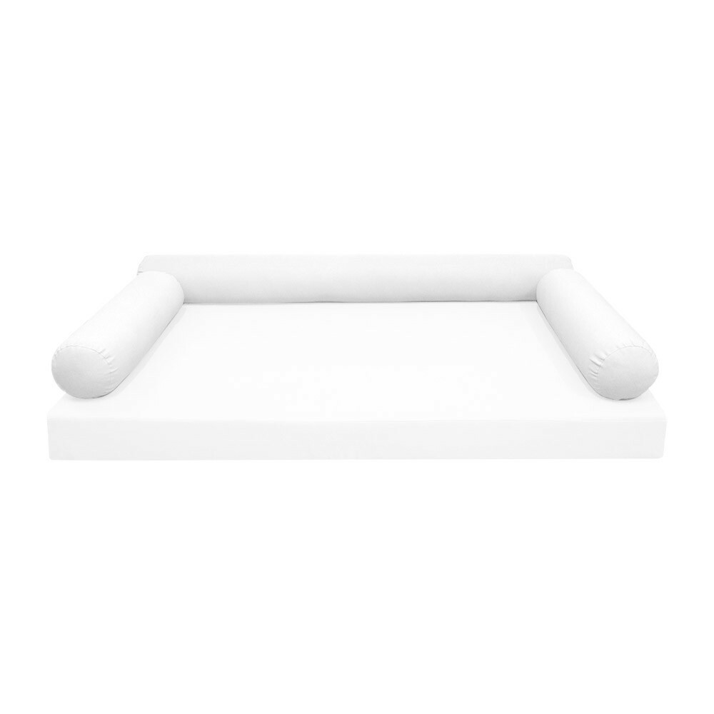 *COVER ONLY* Style 6 Twin-XL 78" x 8" Knife Edge Bolster Pillow SlipCover AD106