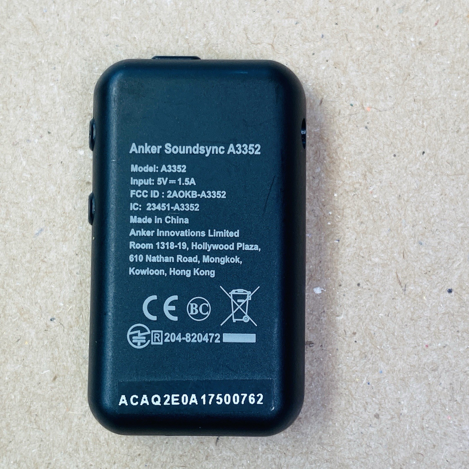 Anker Soundsync Bluetooth receiver Bluetooth5.0 receiver 12 hours A3352