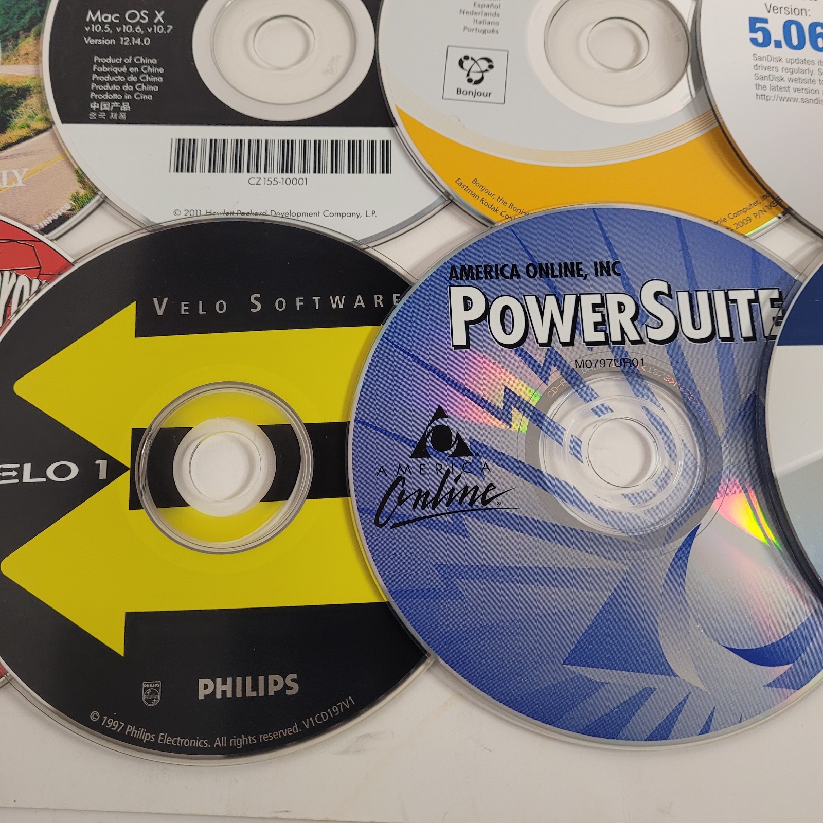 PC Software and Installation Media Lot Microsoft Windows, Family Tree 37 Discs