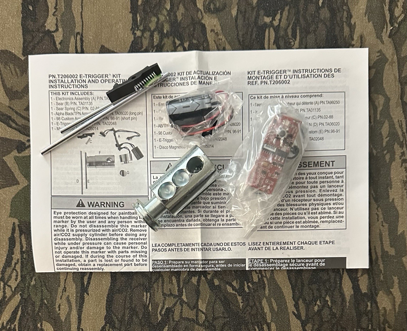 Tippmann 98 ACT E-Grip Kit Paintball Gun Marker (T202037)