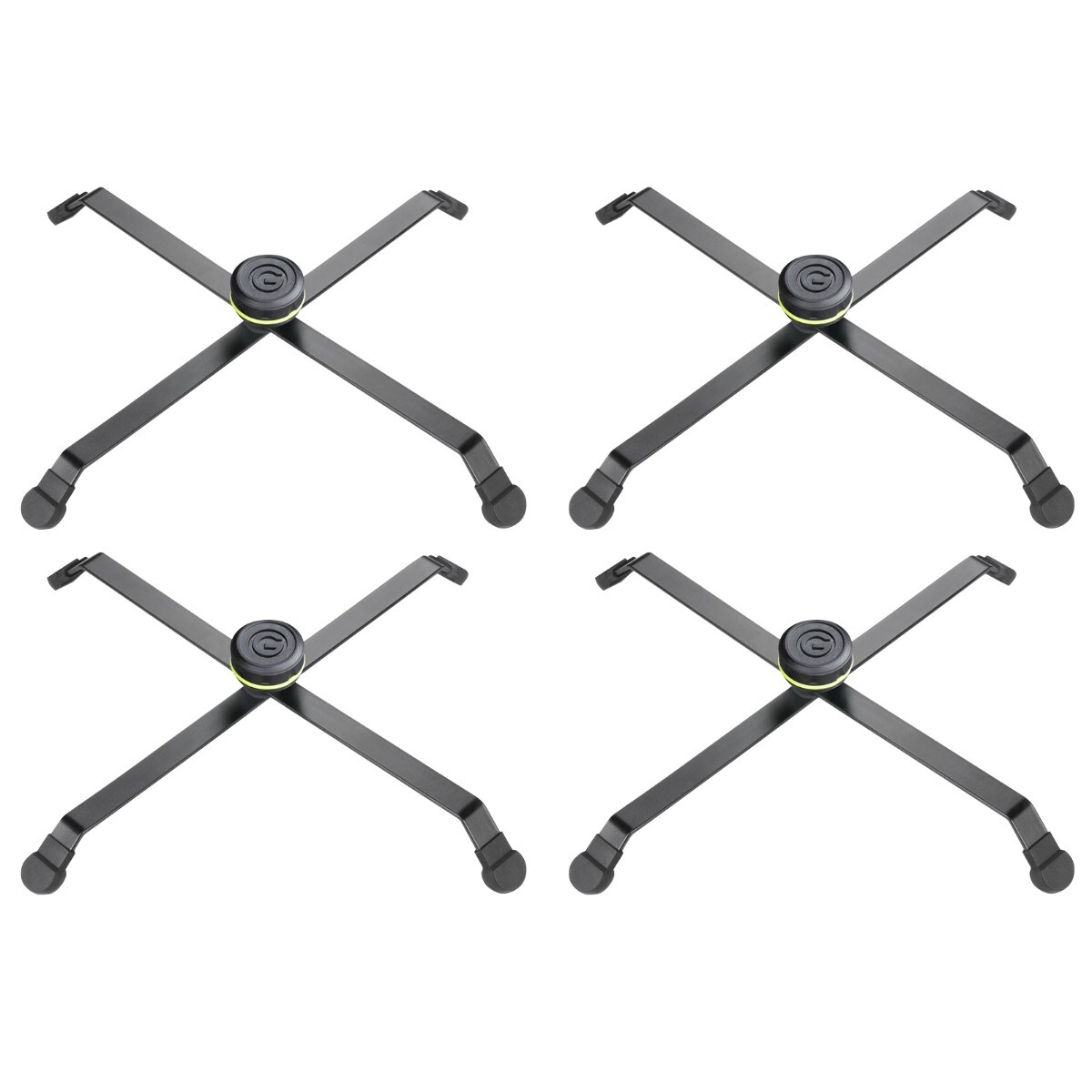 Gravity Stands LS FLOORX B Foldable Floor Stand for Spots 4-Pack