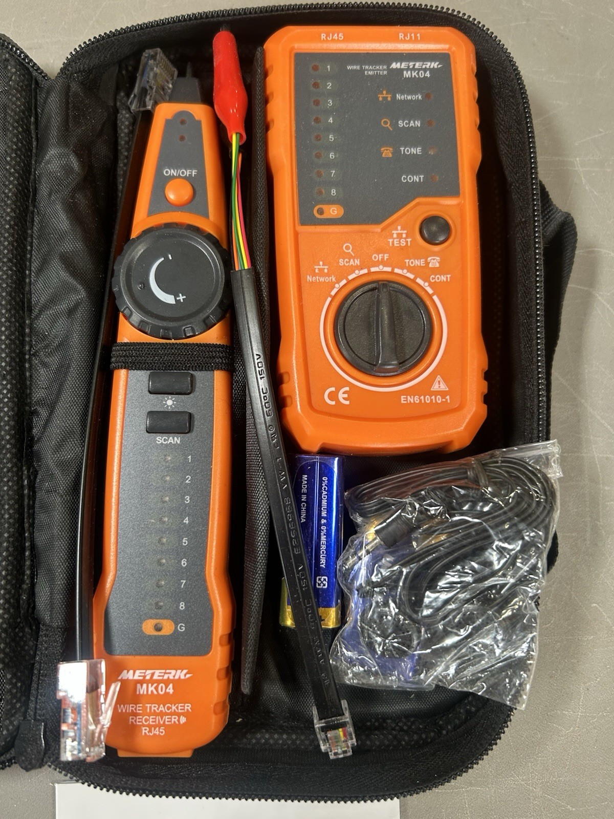 Meterk Multi-Function Wire Tracker MK04 RJ45 LAN Network Cable Tester