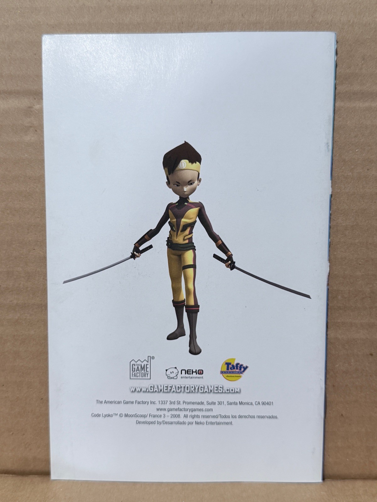 Code Lyoke Quest For Infinity Sony PlayStation 2 Game Manual Only No Game