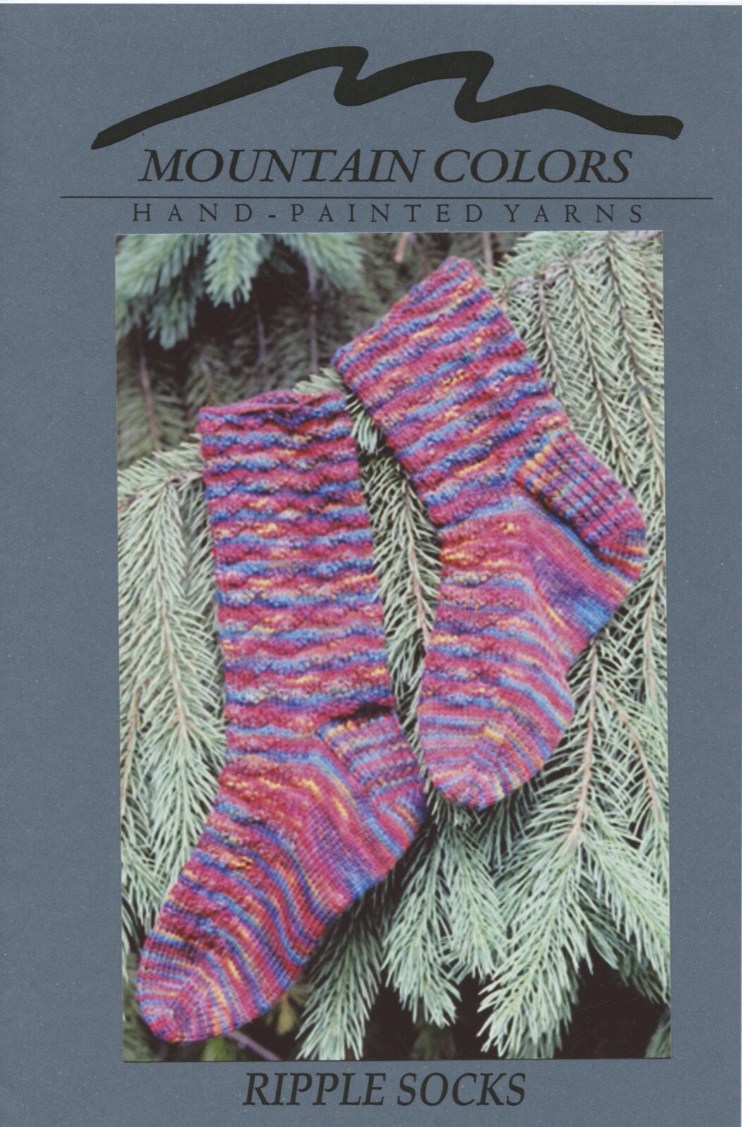 Mountain Colors Knitting Pattern - Ripple Socks - Pattern Only