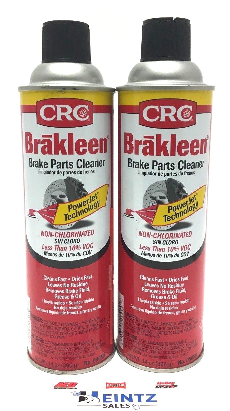 CRC Brakleen 05050 Brake Parts Cleaner/Degreaser, PowerJet Spray (2 PACK)
