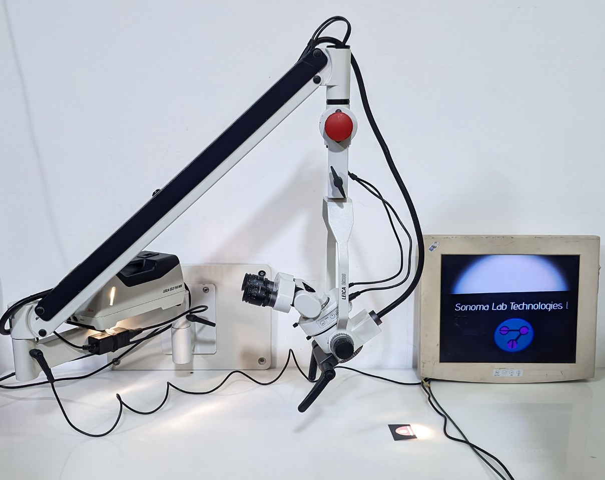 Leica M300 Wall Mount Dental & ENT Surgical Microscope w/ CLR-150 MR, ICA Camera