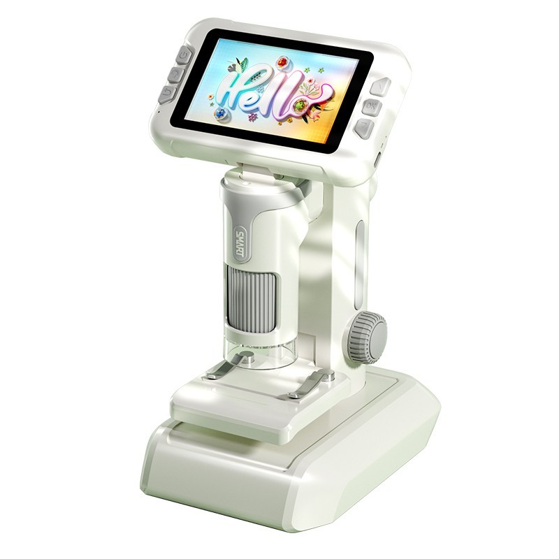 600X Microscope for Kids, 4K 4.0" Digital Screen Kids Microscopes