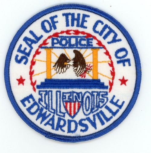 ILLINOIS IL EDWARDSVILLE CITY PATCH NICE SHOULDER PATCH POLICE SHERIFF