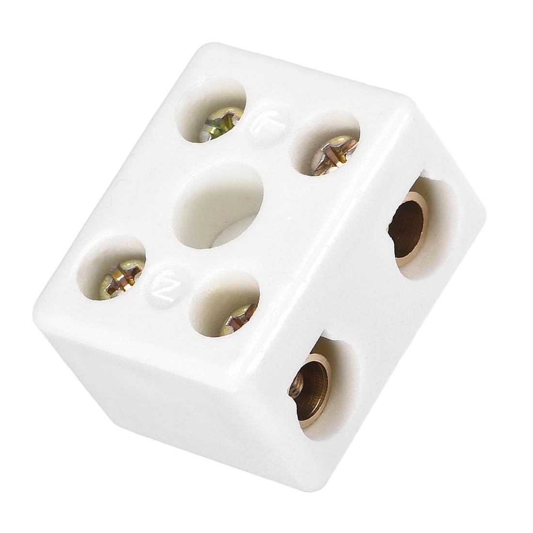 2 Way Ceramics Terminal Blocks High Temp Porcelain Ceramic Connectors Electric