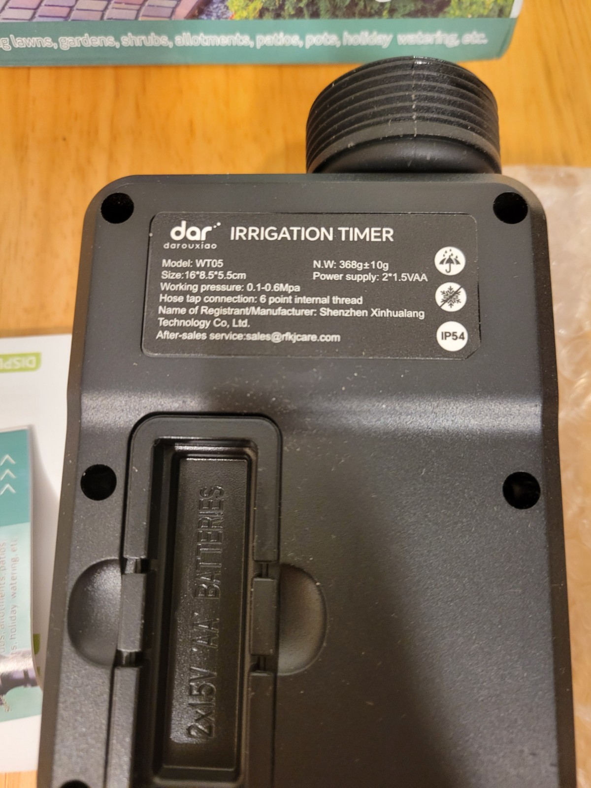 Sprinkler Timer for Garden Hose, 10 Programmable Water Timer with with Auto Rain